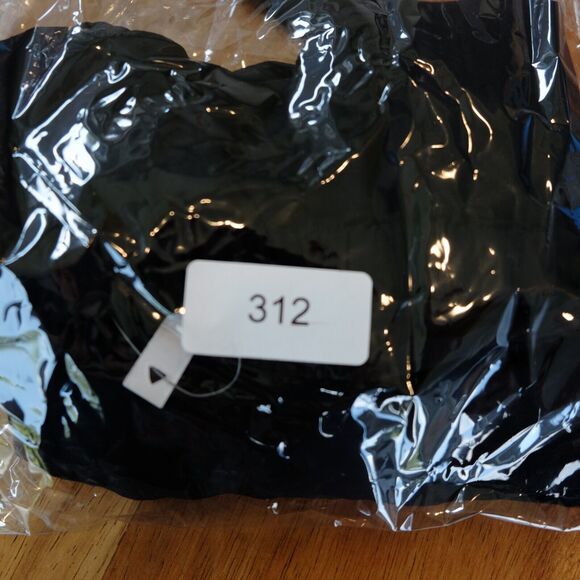 NWT ASOS Romper Sz 6 Black Bandeau Tie Open Back Strapless Beach Coverup Retro - Picture 10 of 10